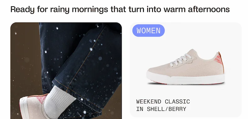Weekend Classic in Shell/Berry