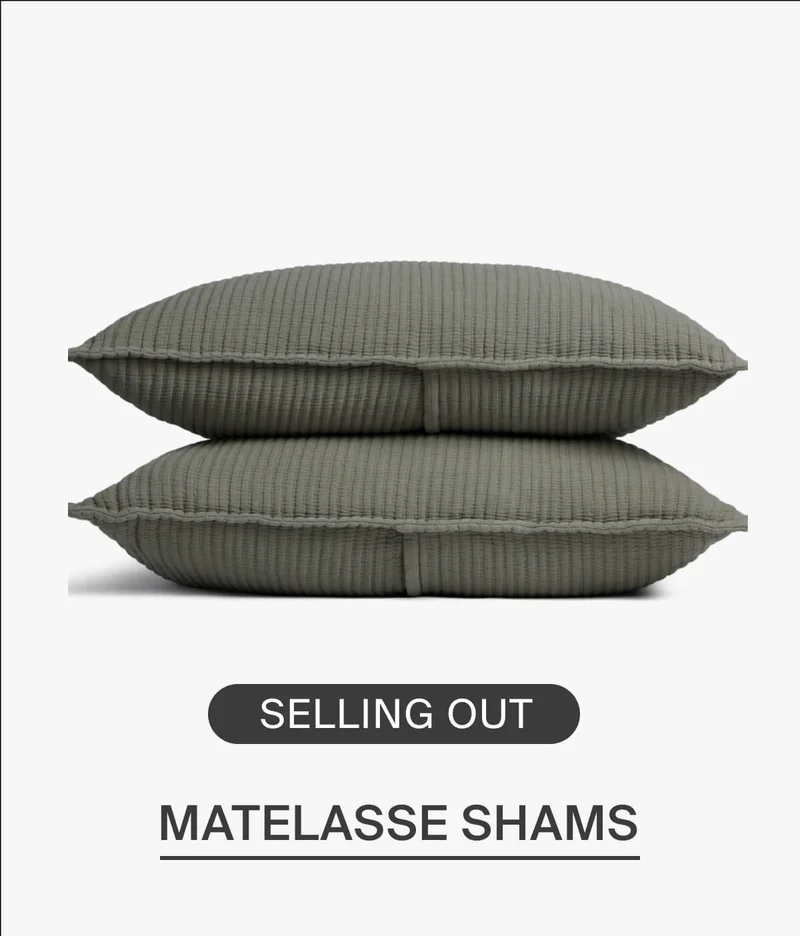 Matelasse Shams