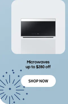 Microwaves up to $280 off - Shop now