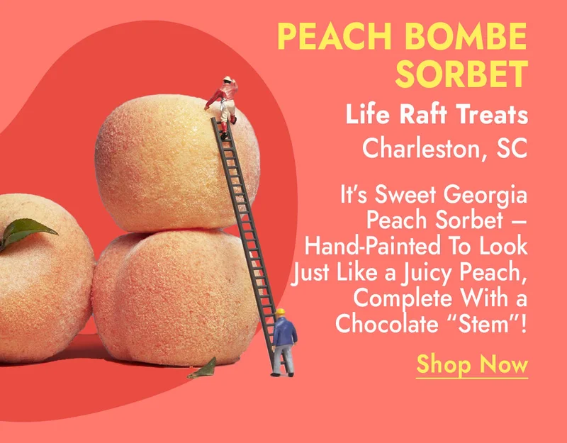 Peach sorbet