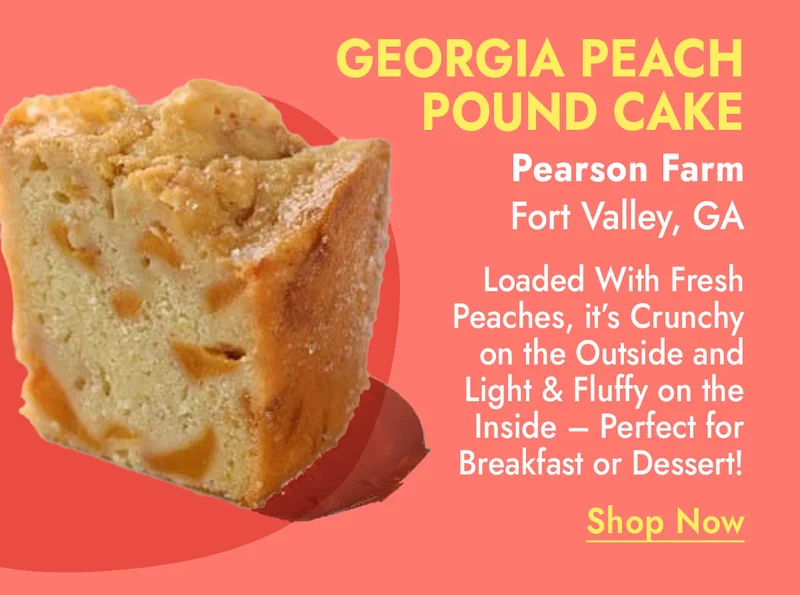 Peach pound cake
