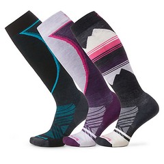 Women's Ski Targeted Cushion Over The Calf Socks Trio