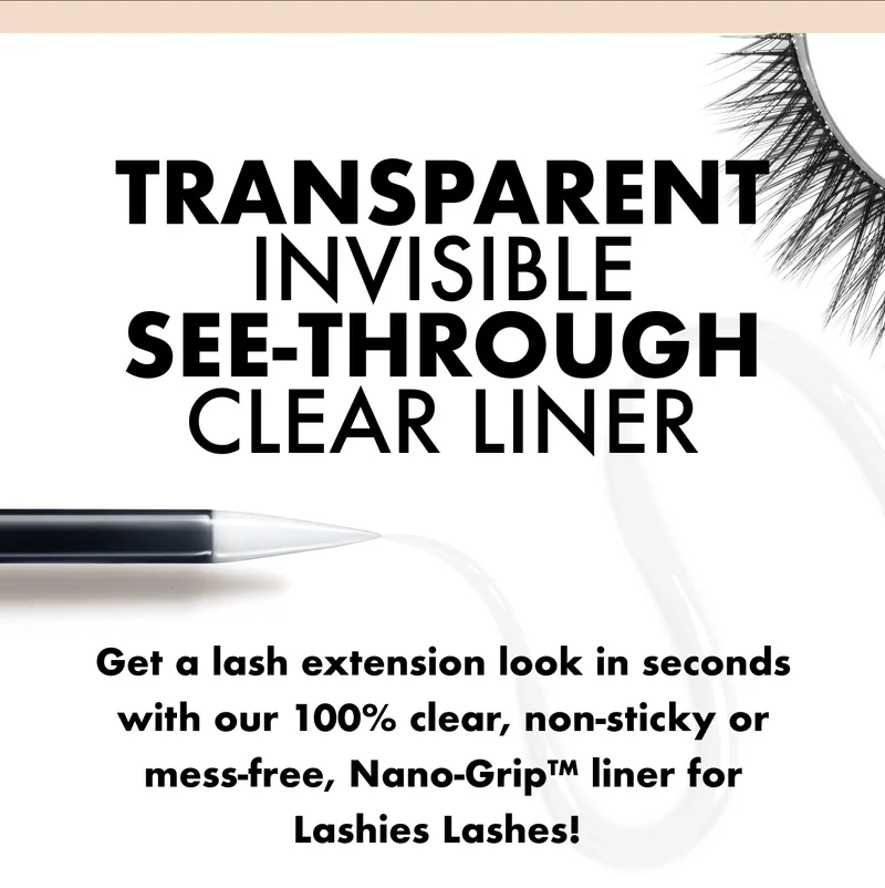 TRANSPARENT INVISIBLE SEE-THROUGH CLEAR LINER