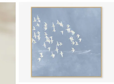 Shop Blue Day Flight 2 Wall Art