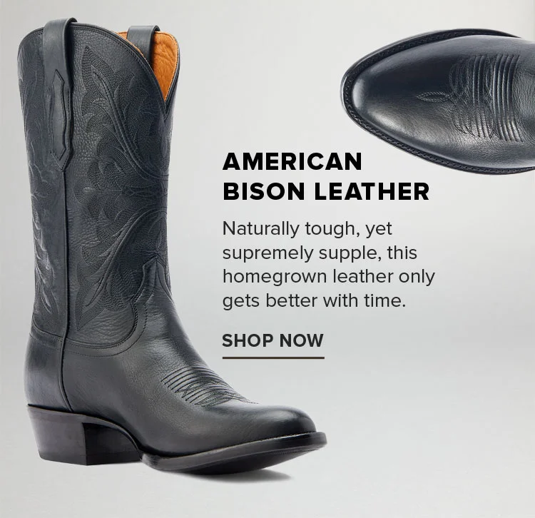 AMERICAN BISON LEATHER | SHOP NOW
