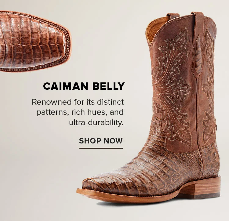 CAIMAN BELLY | SHOP NOW