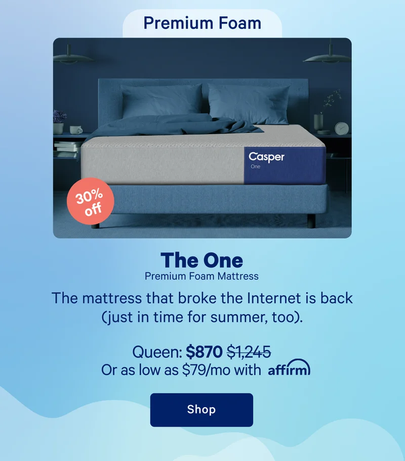 The One Premium Foam Mattress >> Shop >>