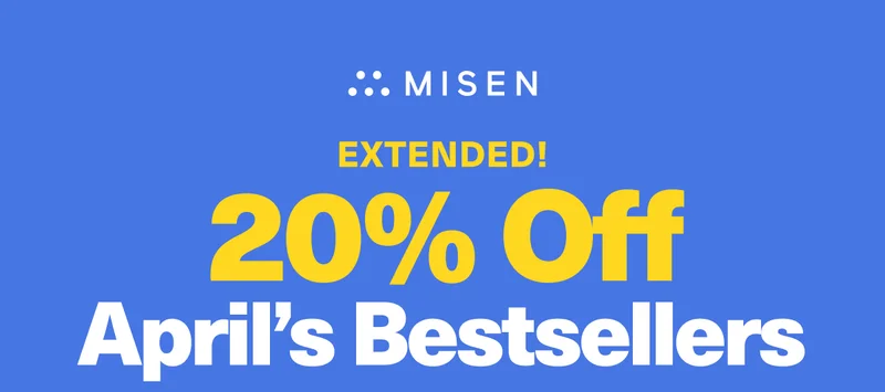 EXTENDED! 20% Off April's Bestsellers