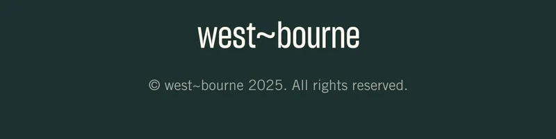 west~bourne 2025. All rights reserved.