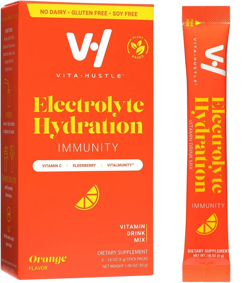 Image of VitaHustle Electrolyte Immunity - Orange (6CT)