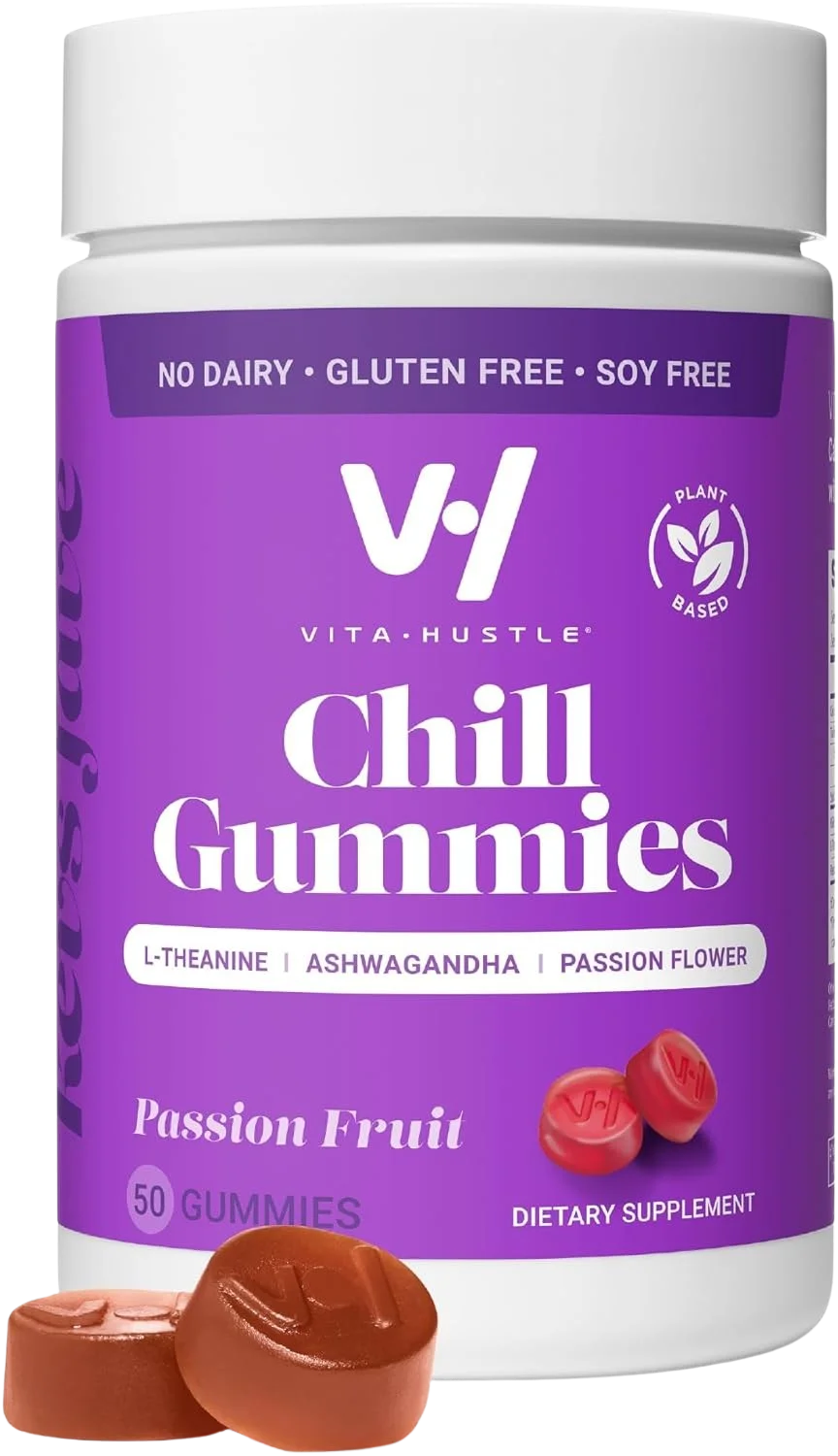 Image of VitaHustle Chill Gummies - Passion Fruit (50CT)