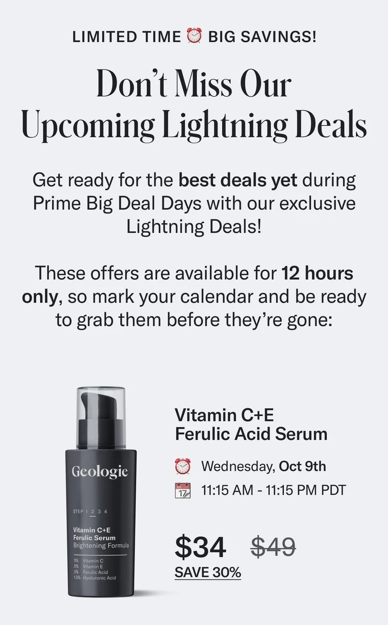 Upcoming Lighting Day Deals