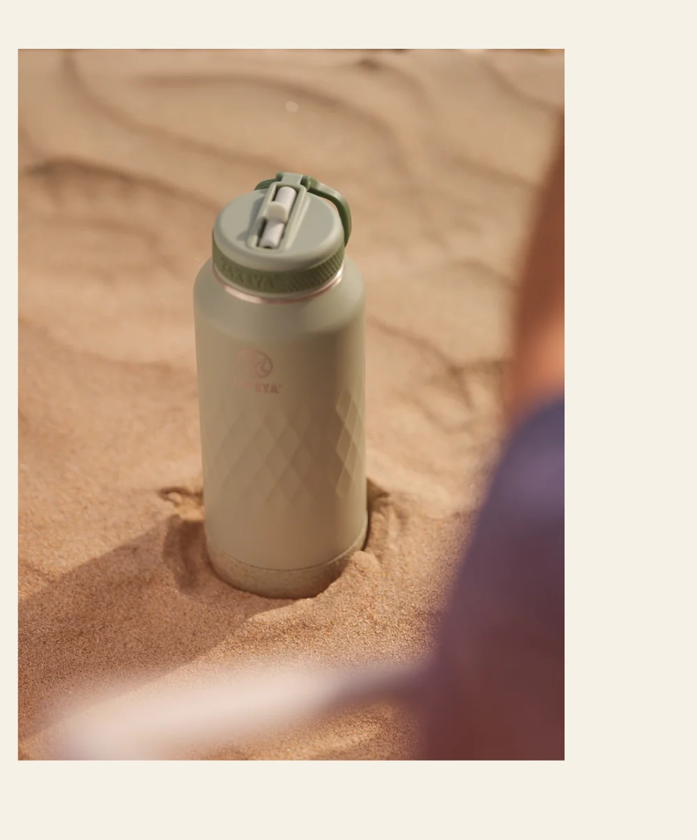 32oz Takeya Sport Water Bottle with Straw Lid - Eucalyptus