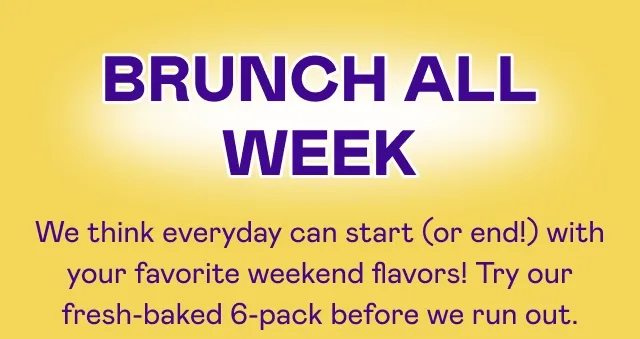 Brunch all week
