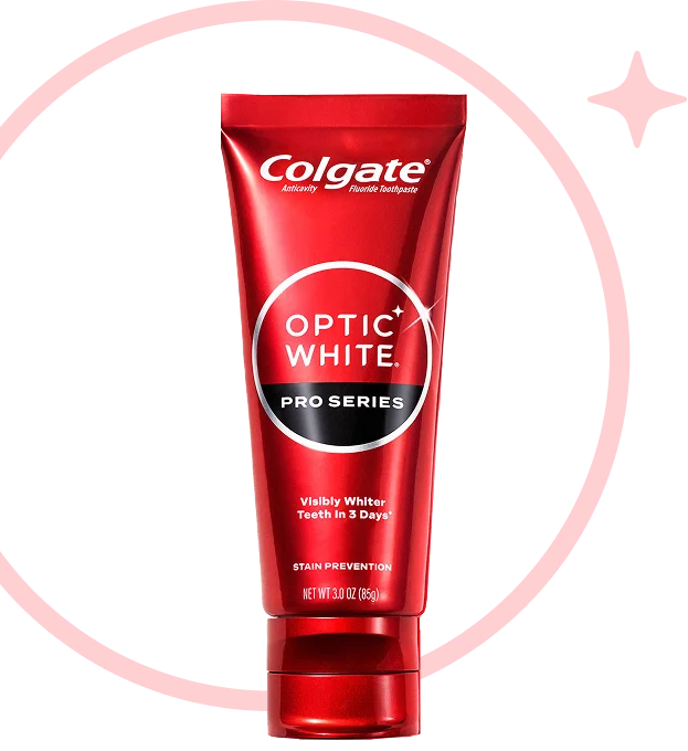 Get $4 Colgate® Optic White® Pro Series Stain Prevention Whitening Toothpaste Helps prevent new stains and maintain your bright smile. now!