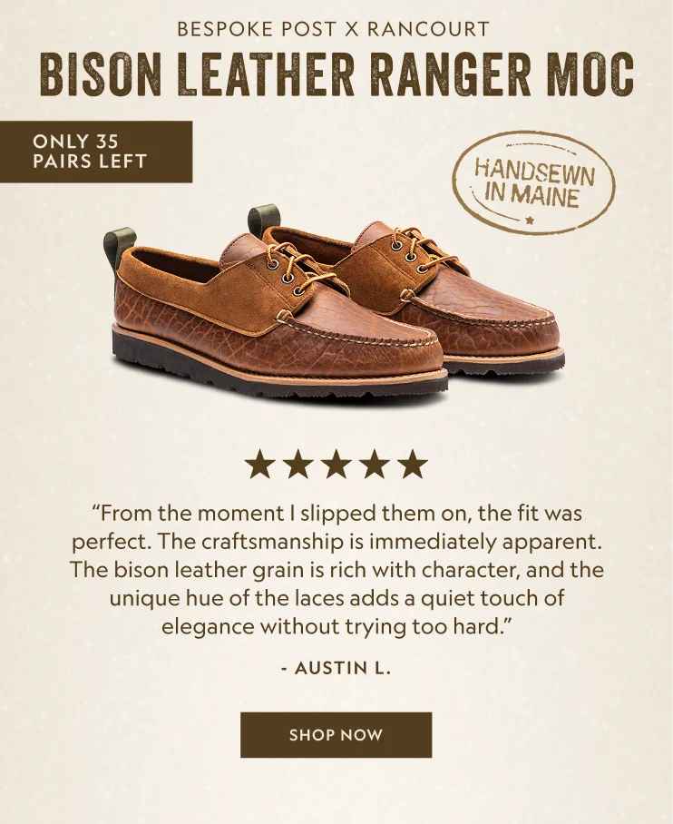 Bison Leather Ranger Moc