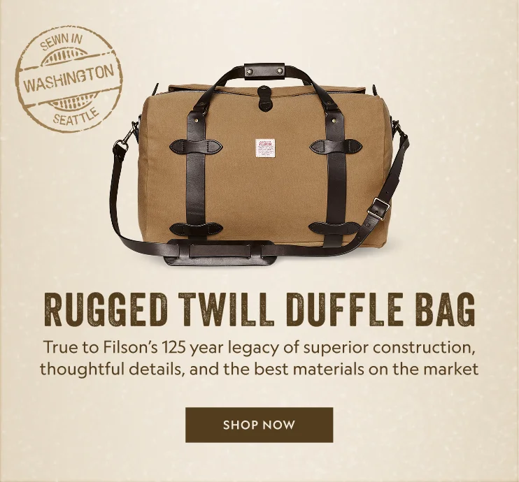 Rugged Twill Duffle Bag