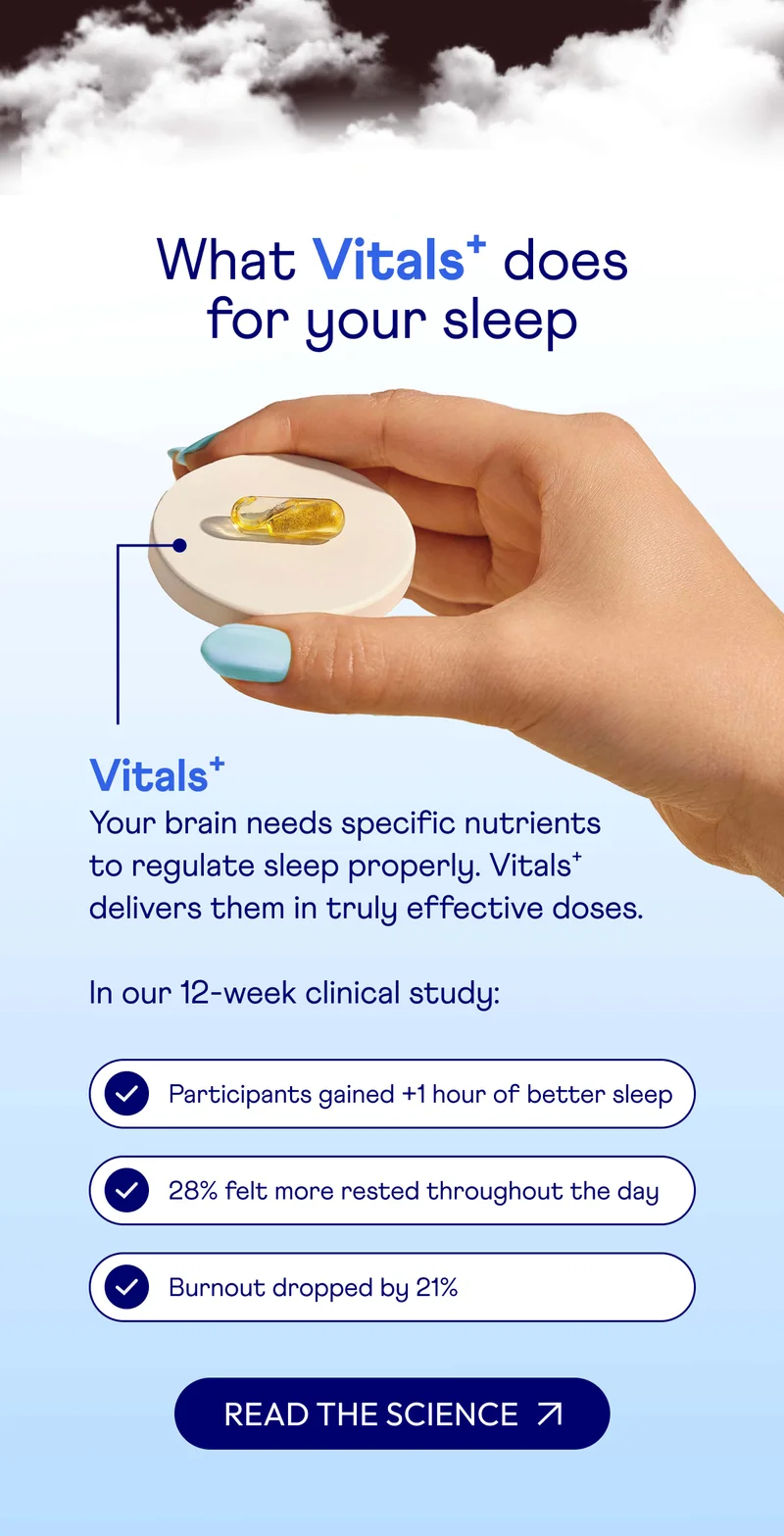 What Vitals⁺ does for your sleep