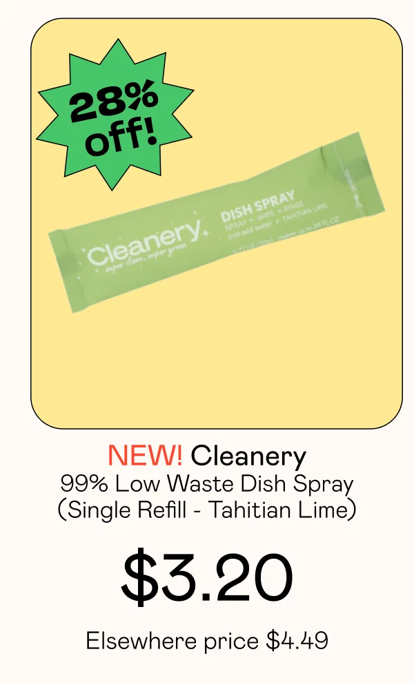 99% Low Waste Dish Spray - Single Refill - Tahitian Lime