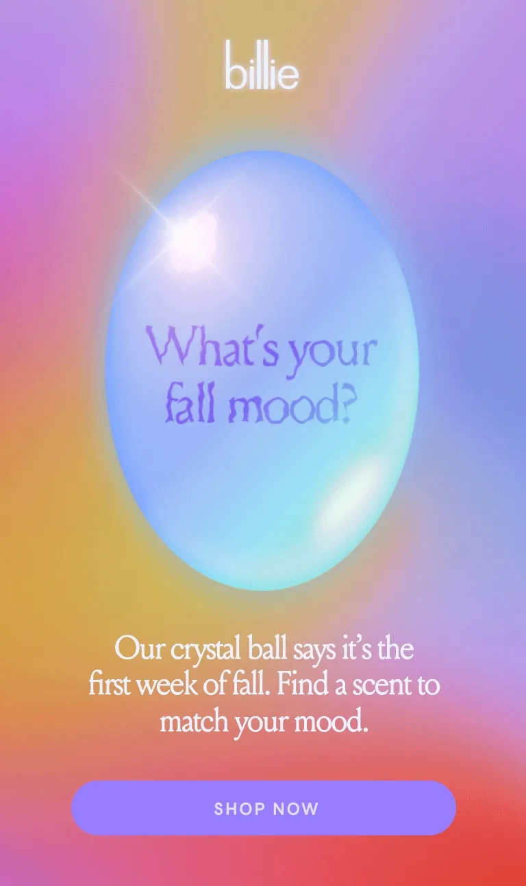 What's your fall mood? Our crystal ball says it's the first week of fall. Find a scent to match your mood