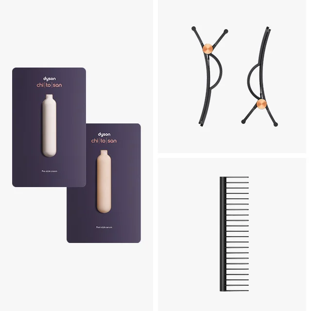 Dyson hair care attachments and accessories