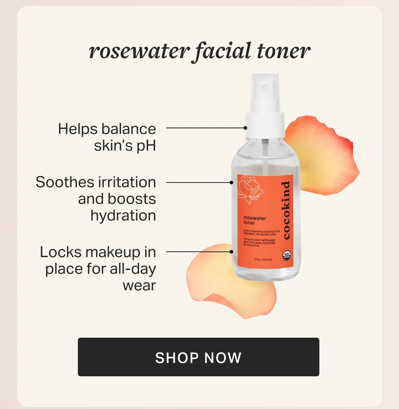 rosewater facial toner