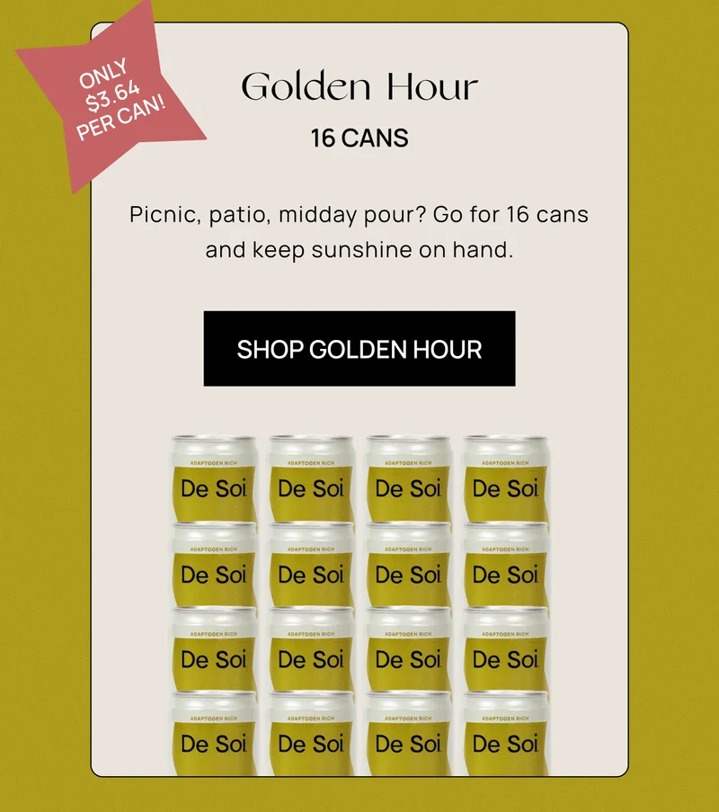 Only $3.64 per can! | Golden Hour 16 cans | Picnic, patio, midday pour? Go for 16 cans and keep sunshine on hand. | Shop Golden Hour