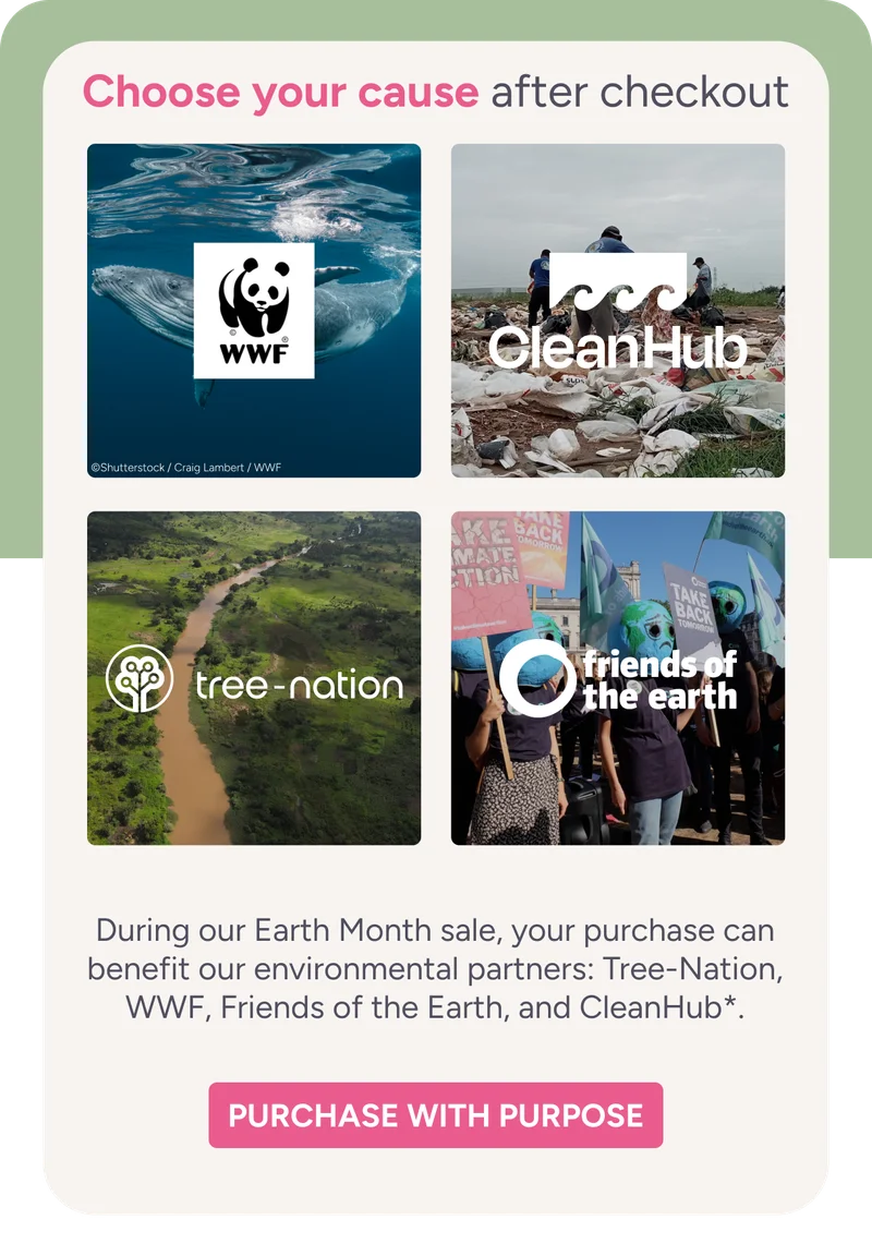 Choose your cause and help us give back