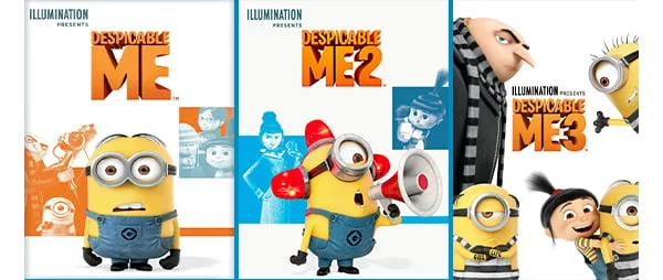 Despicable Me, Despicable Me 2, Despicable Me 3