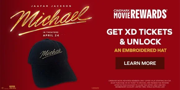 MICHAEL | GET XD TICKETS & UNLOCK AN EMBROIDERED HAT | LEARN MORE >