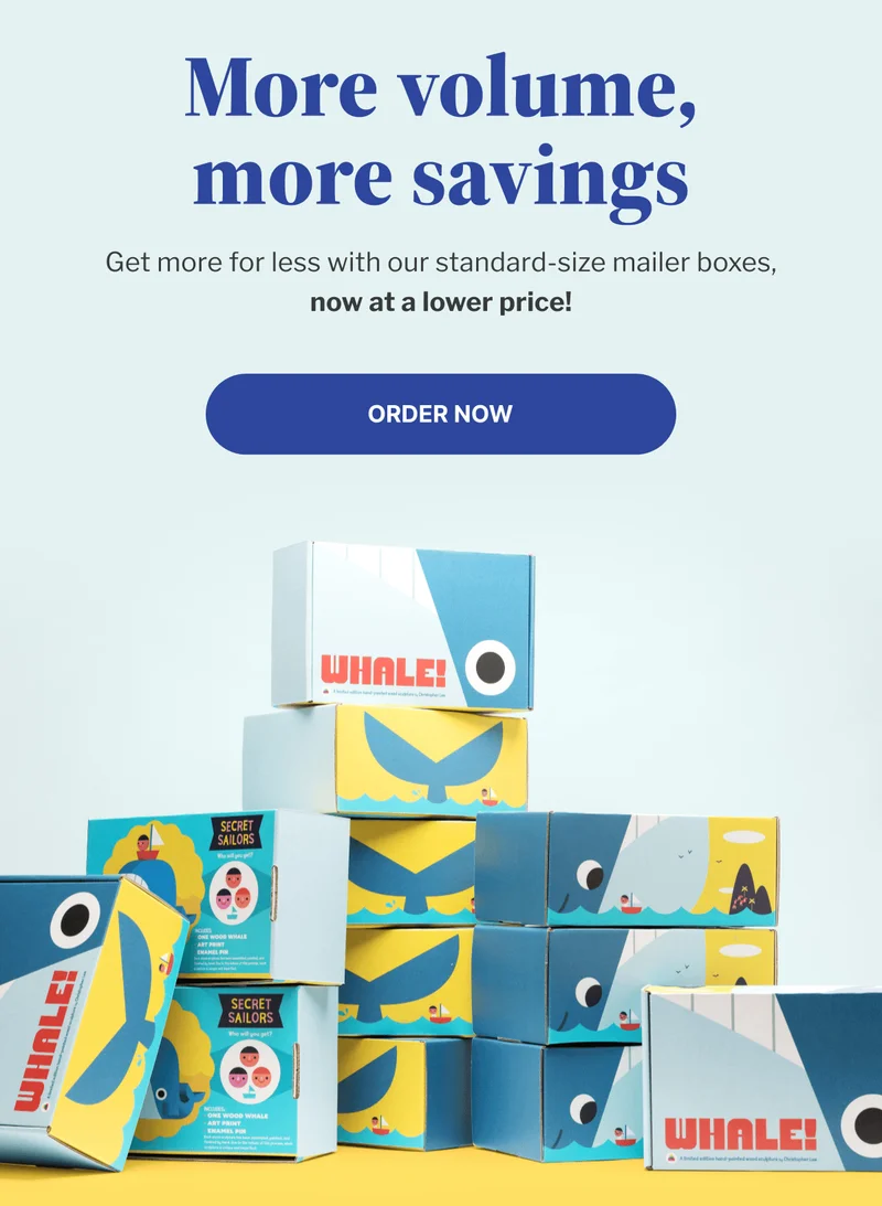 More volume, more savings | Order now More volume, more savings | Order now