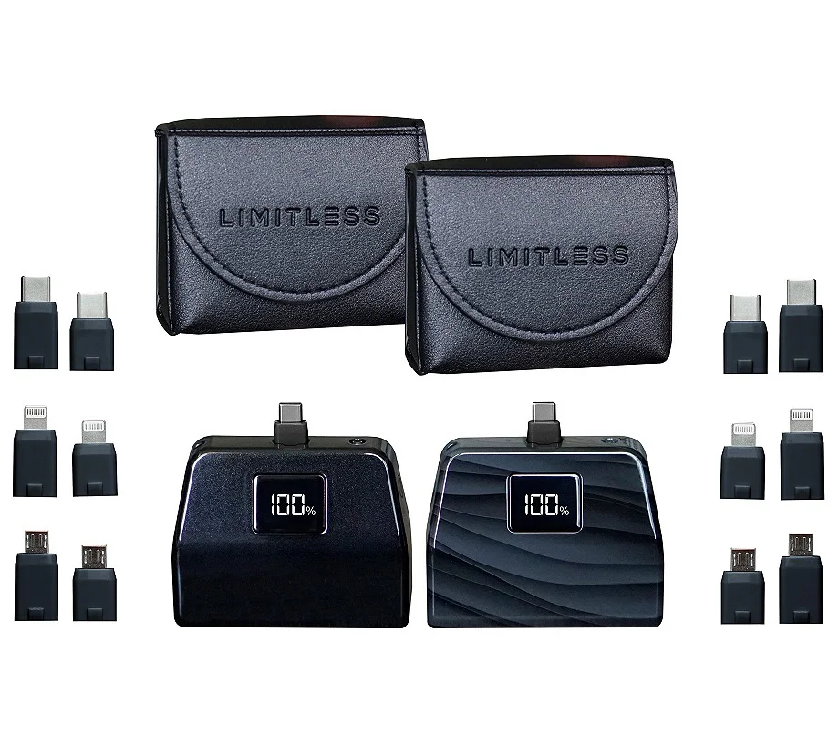 Limitless Set of 2 TotalBoost Mini Pro 6,000mAh Power Banks