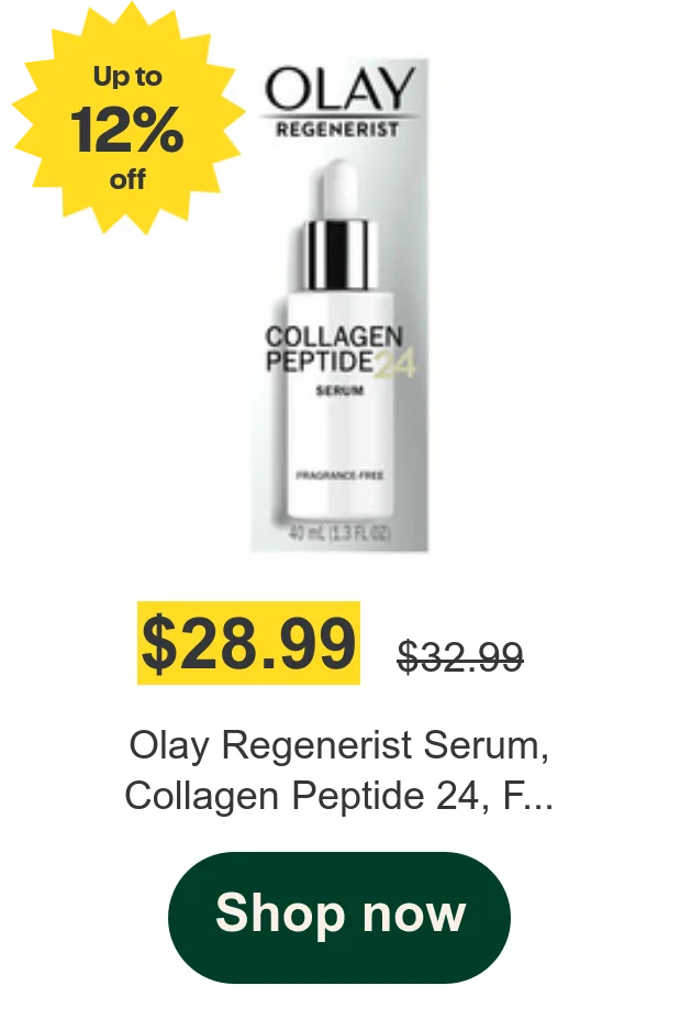 Olay Regenerist Serum, Collagen Peptide 24, F...