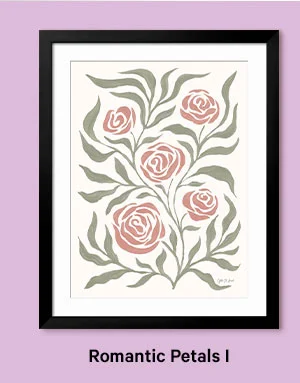 Romantic Petals I by Yvette St. Amant