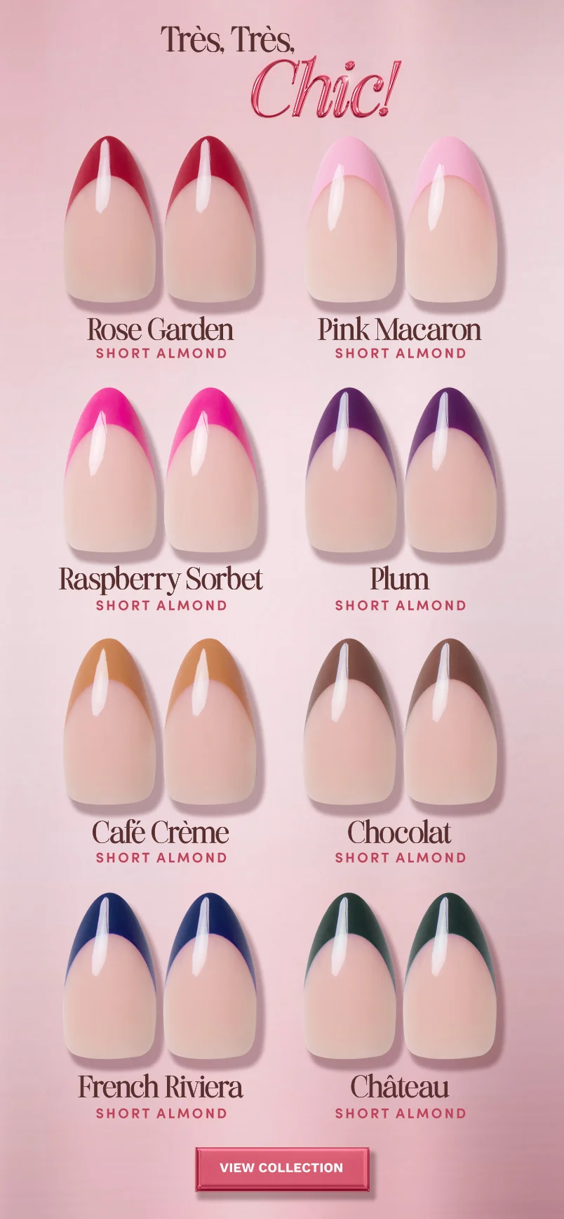 Get Ready, we are revealing French Tip collection nails!