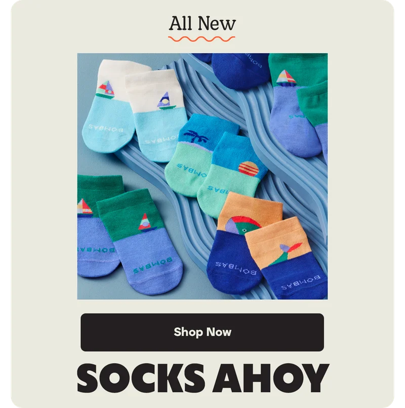 All New | Shop Now | SOCKS AHOY