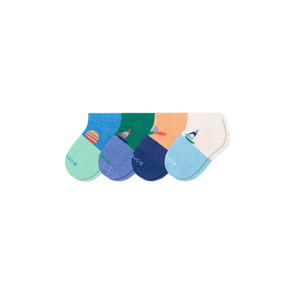 Junior Lightweight Ankle Sock 4-Pack