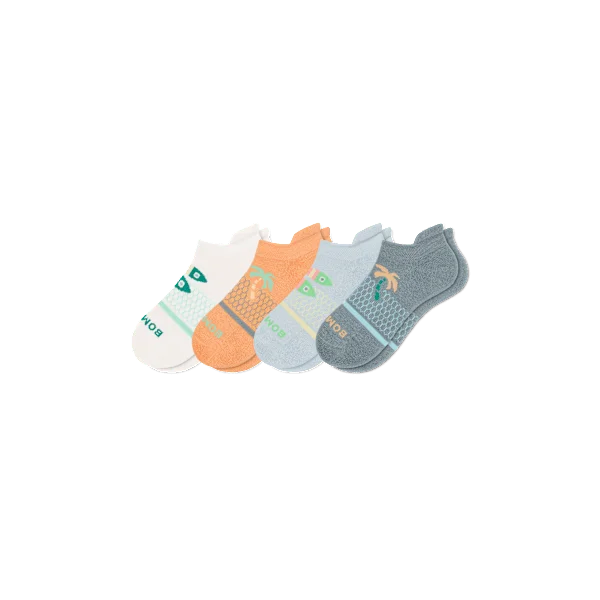 Youth Seaside Ankle Sock 4-Pack
