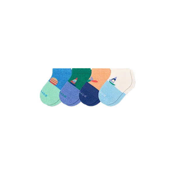 Toddler Lightweight Ankle Sock 4-Pack