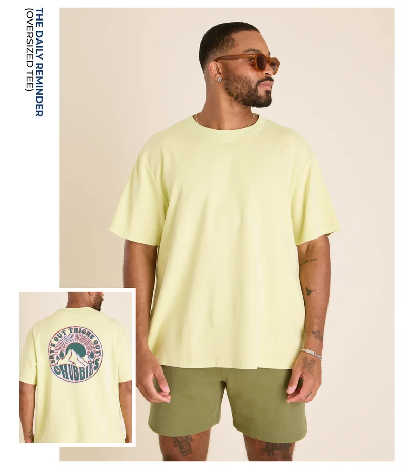Oversized Tee: The Daily Reminder