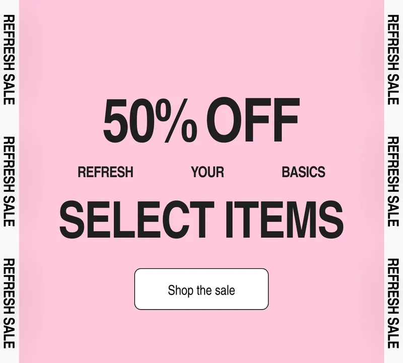 50% OFF Select Items | Shop the sale