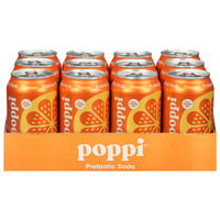 Poppi Prebiotic Soda, Orange