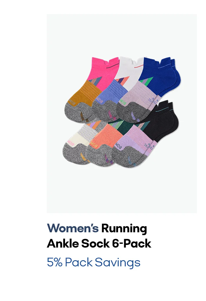 Women's Running Ankle Sock 6-Pack