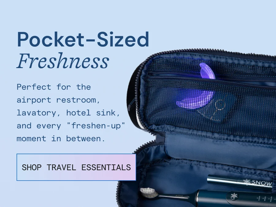 Pocket-Sized Freshness. Perfect for the airport restroom, lavatory, hotel sink, and every "freshen-up" moment in between.