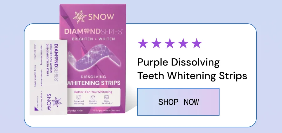Purple Dissolving Teeth Whitening Strips