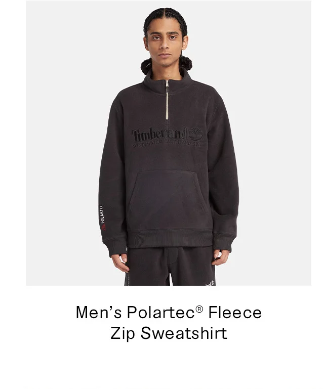 Men's Polartec Fleece Zip Sweatshirt