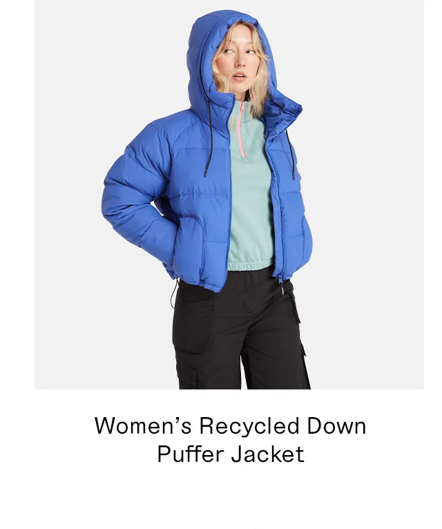 Women's Recycled Down Puffer Jacket