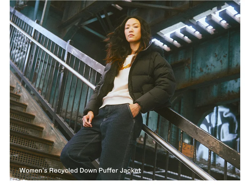 Women's Recycled Down Puffer Jacket