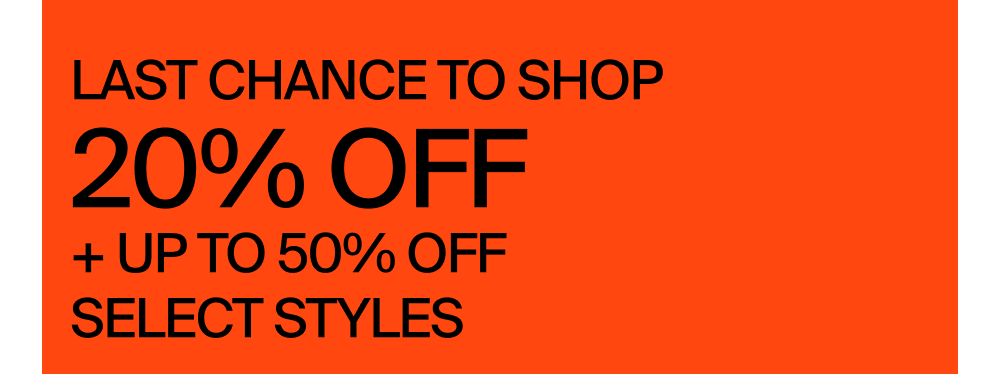 Black Friday Sale: 20% Off
