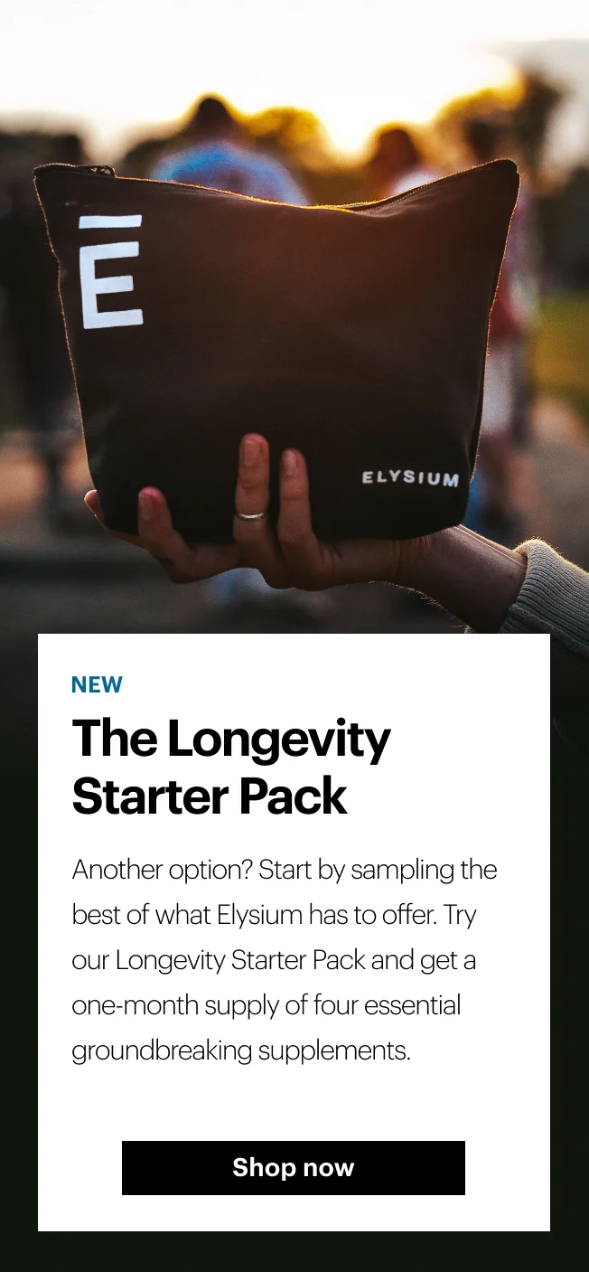 ELYSIUM | NEW | The Longevity Starter Pack